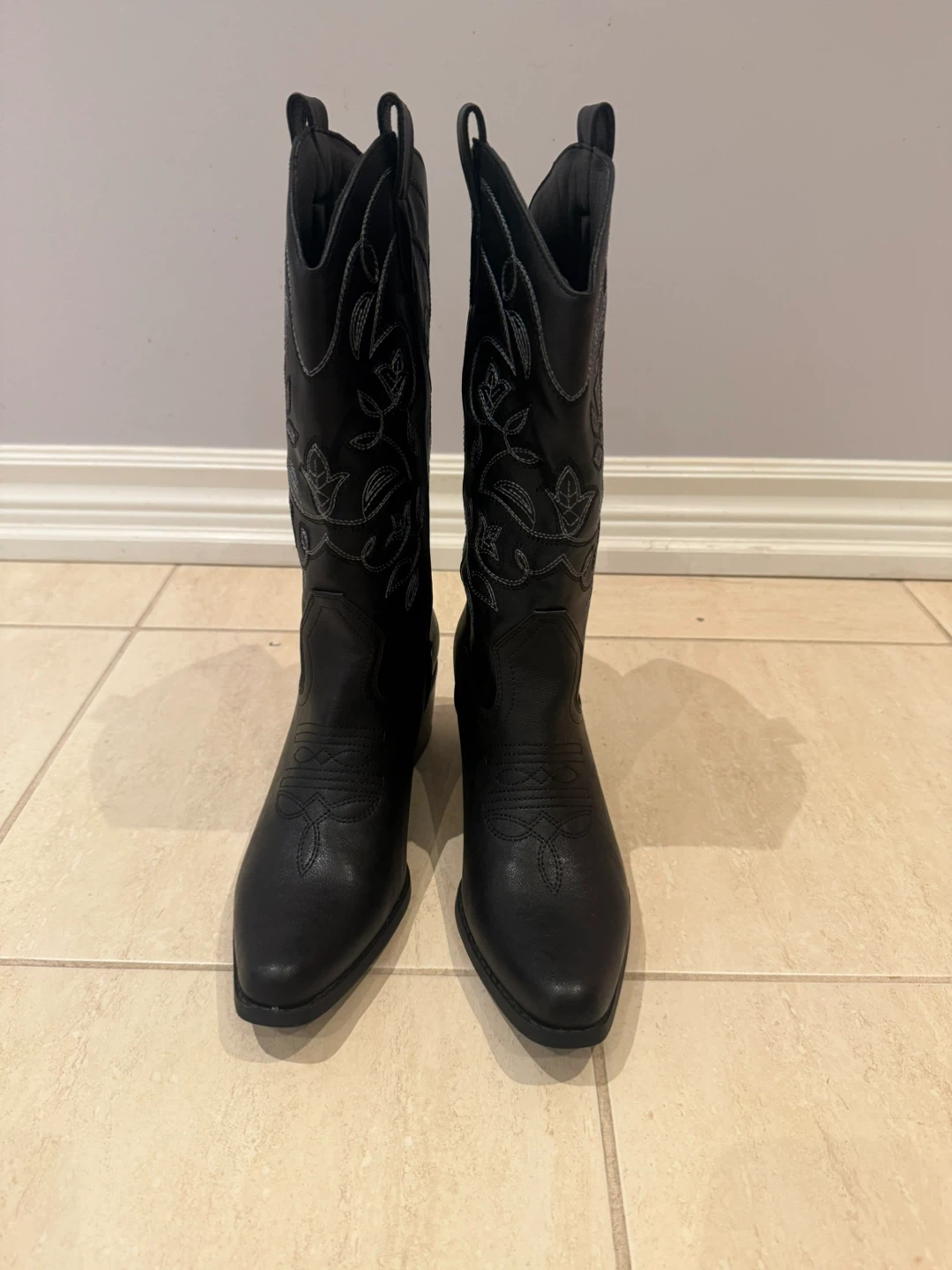 Black Western Cowboy Boots - photo 2