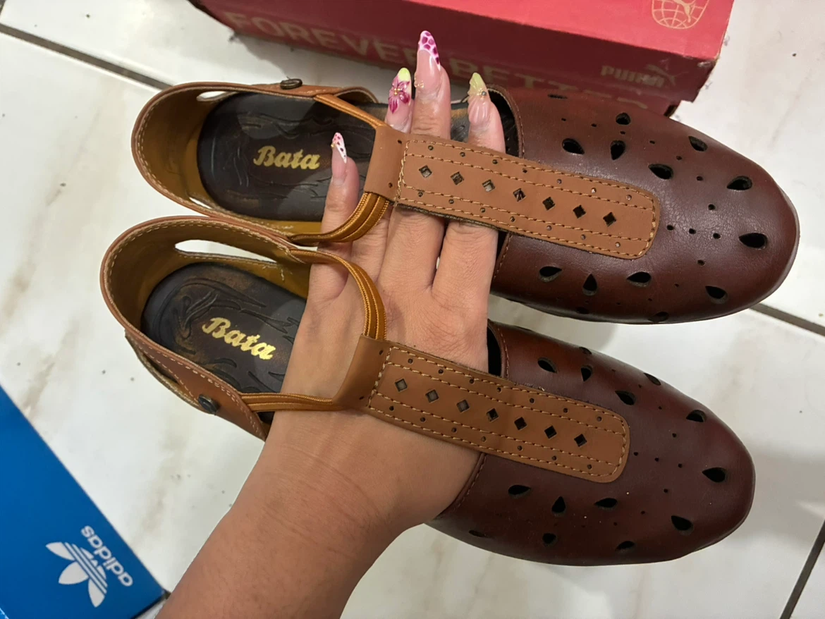 Bata Women's Brown Cut-Out Sandals - photo 2