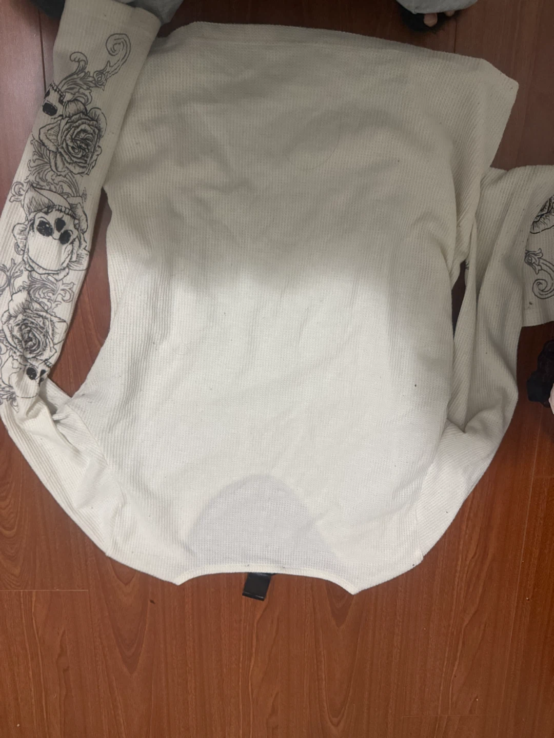 Alt white shirt with crosses - photo 2