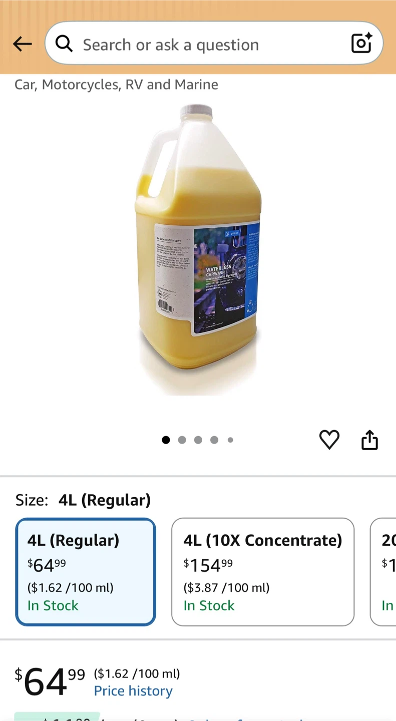Goclean Waterless Carwash 4L Jug - photo 3