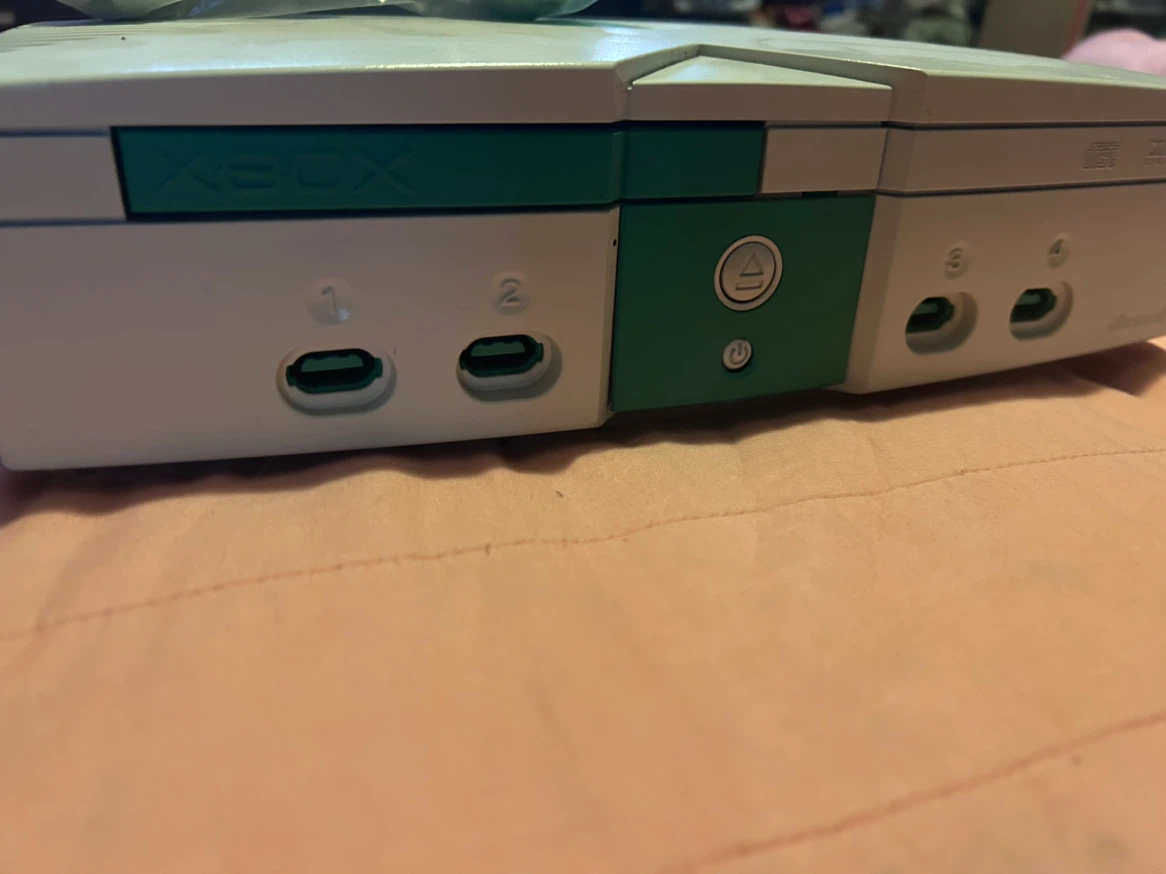 Modded OG Xbox Console with Controller LED Lights Inside Ports - photo 2