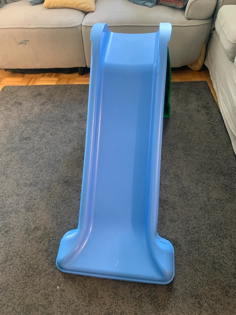 Blue Plastic Toddler Slide