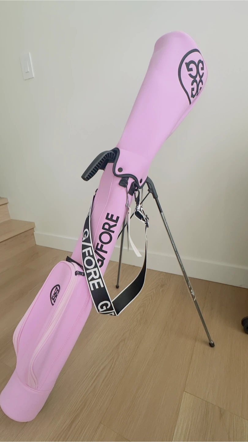 G/FORE Pink Carry Golf Bag
