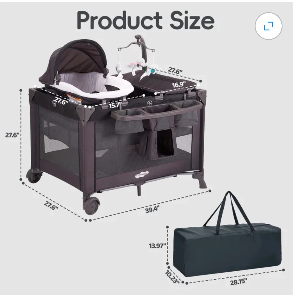 Pamo Babe Portable Baby Playard - photo 2