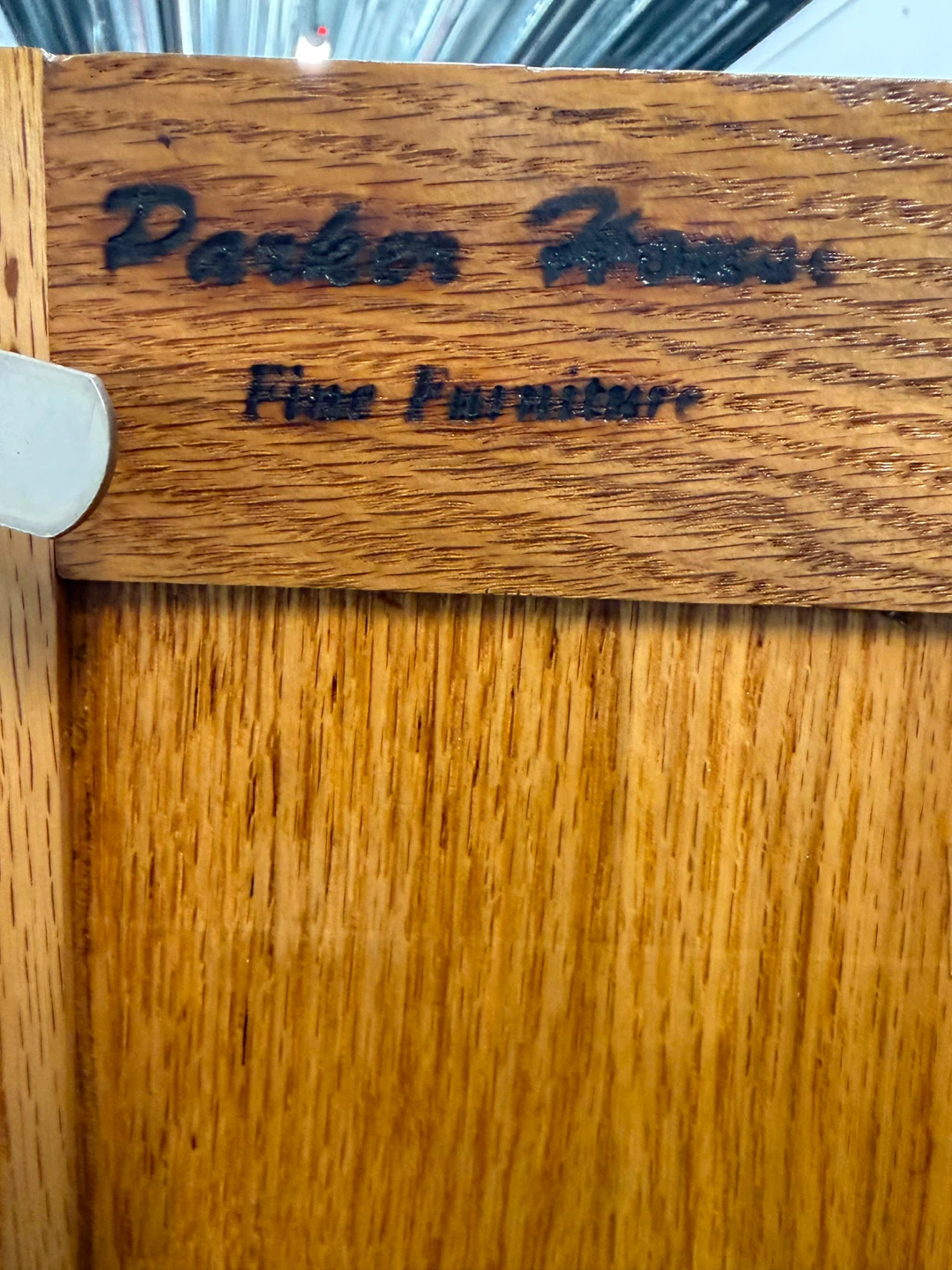 Parker House Oak Armoire Desk - photo 3