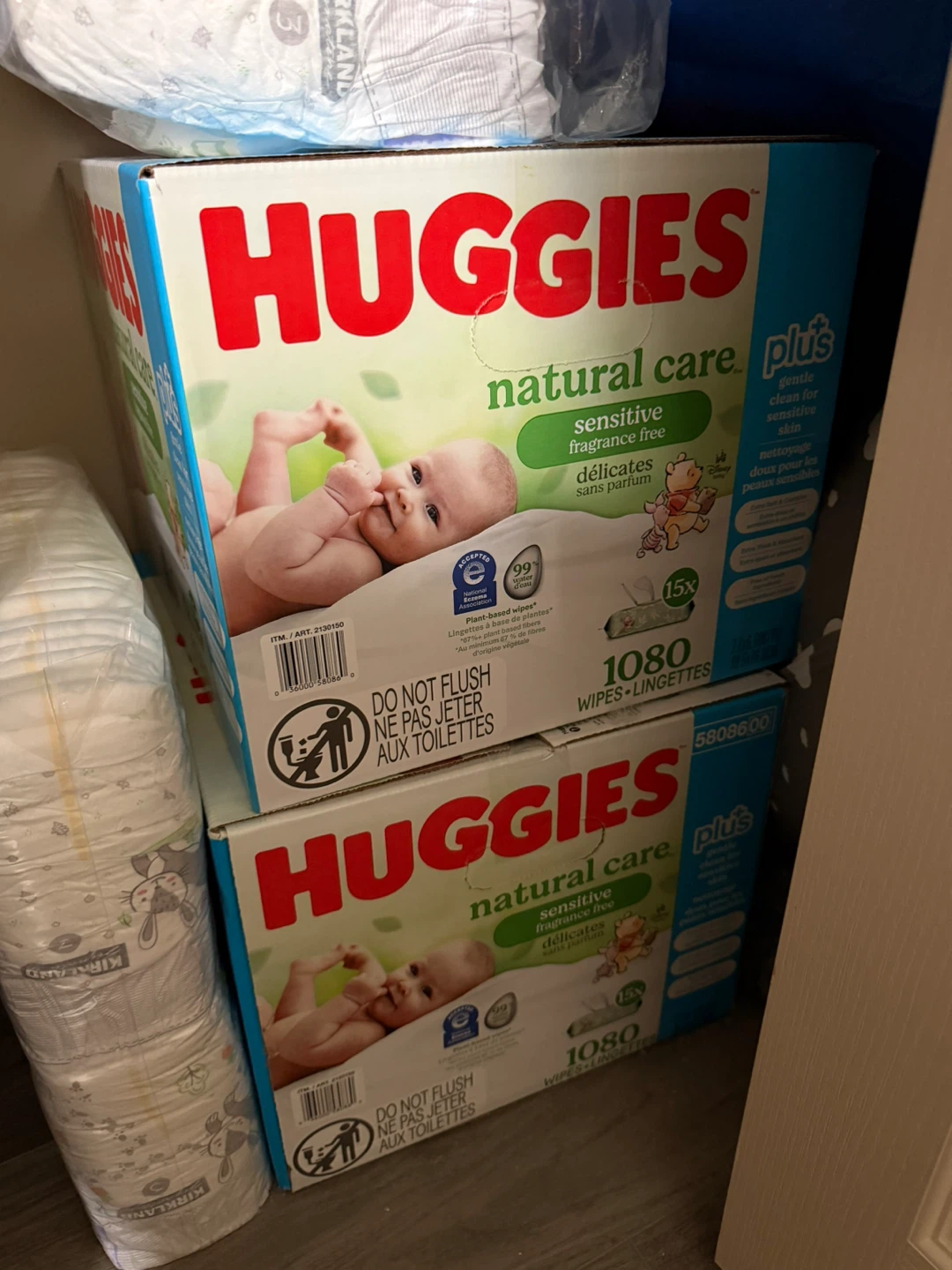 Huggies Natural Care Plus Sensitive Wipes