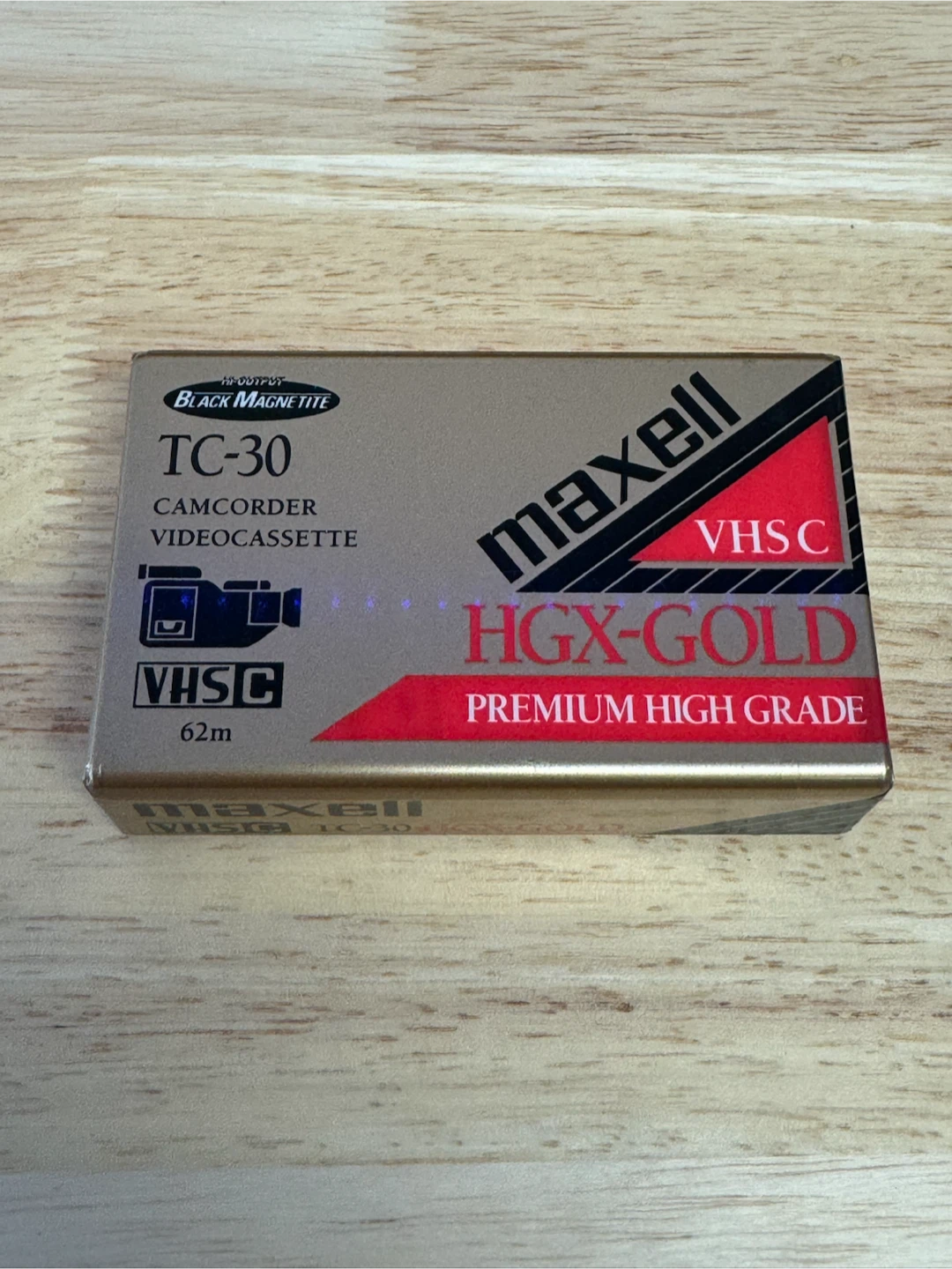 Maxell HGX-Gold TC-30 VHS-C Camcorder Videocassette