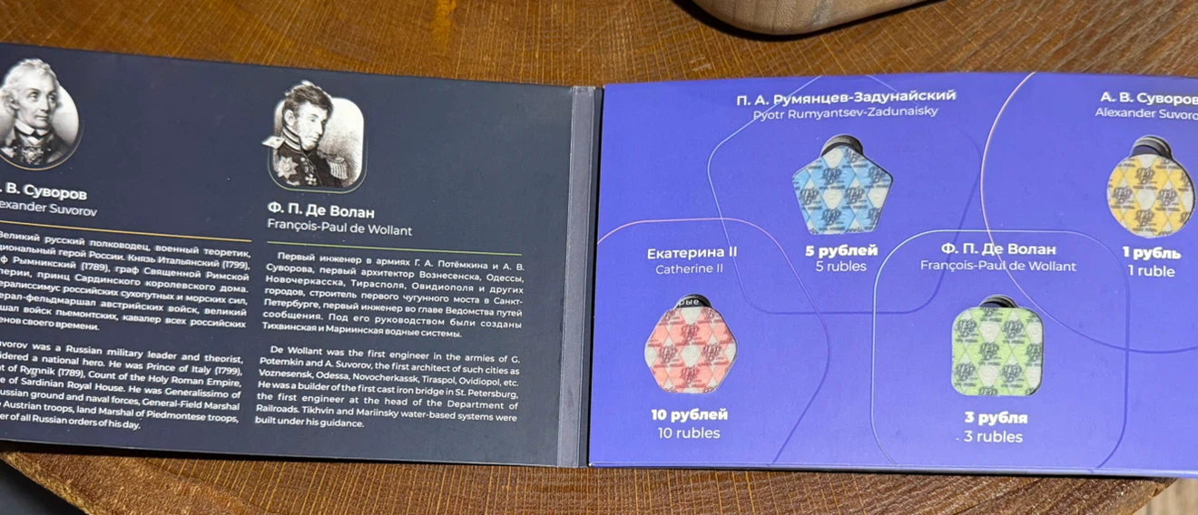 Pridnestrovian Bank Composite Coin Set - photo 2