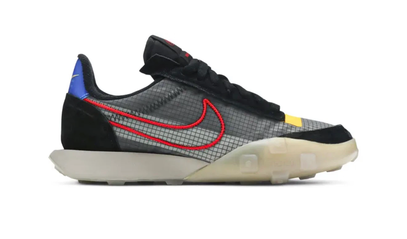 Women’s size 6 Nike Waffle Racer 2X 'Enigma Stone University Red