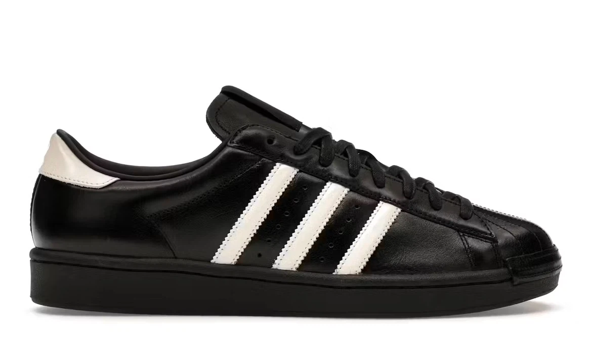 Size 4.5 Adidas Superstar Black and White