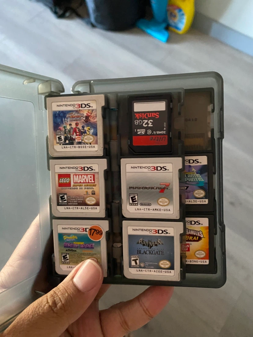 Nintendo 3DS Black Bundle with 8 Games - photo 5