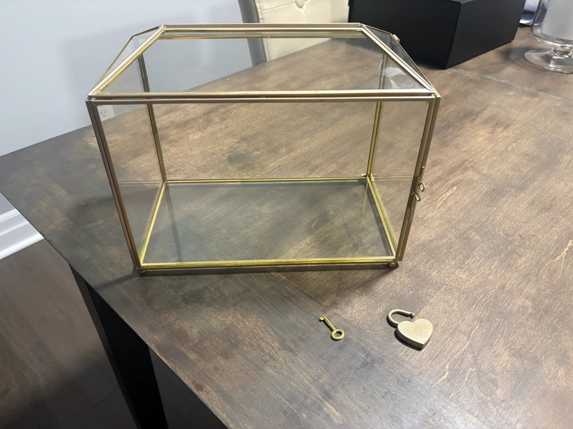 Glass Card Box