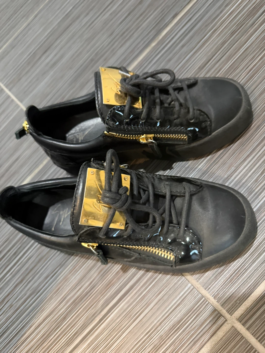 Giuseppe Zanotti black low-top sneakers - photo 2