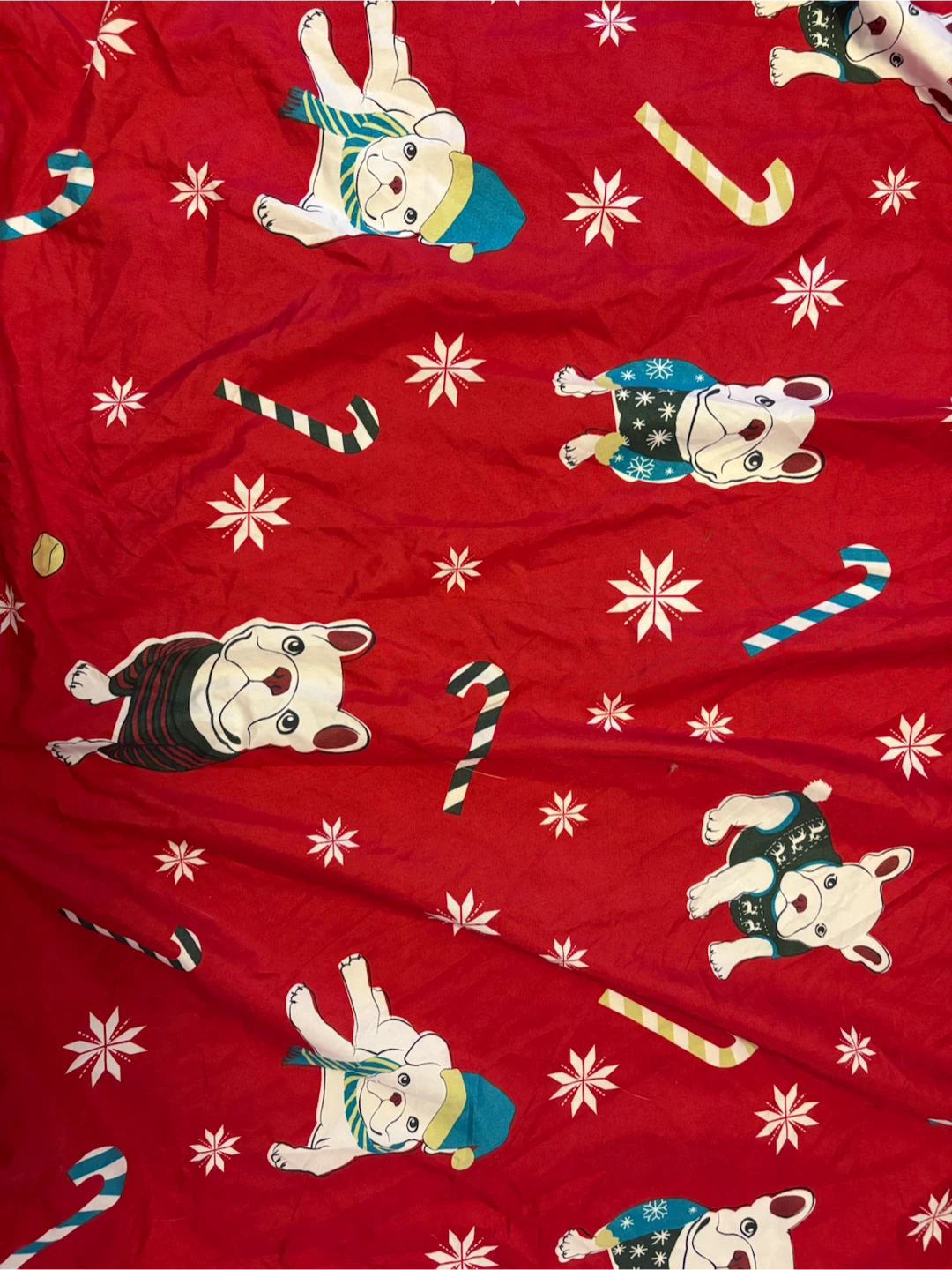 Christmas French Bulldog Queen duvet cover - photo 2