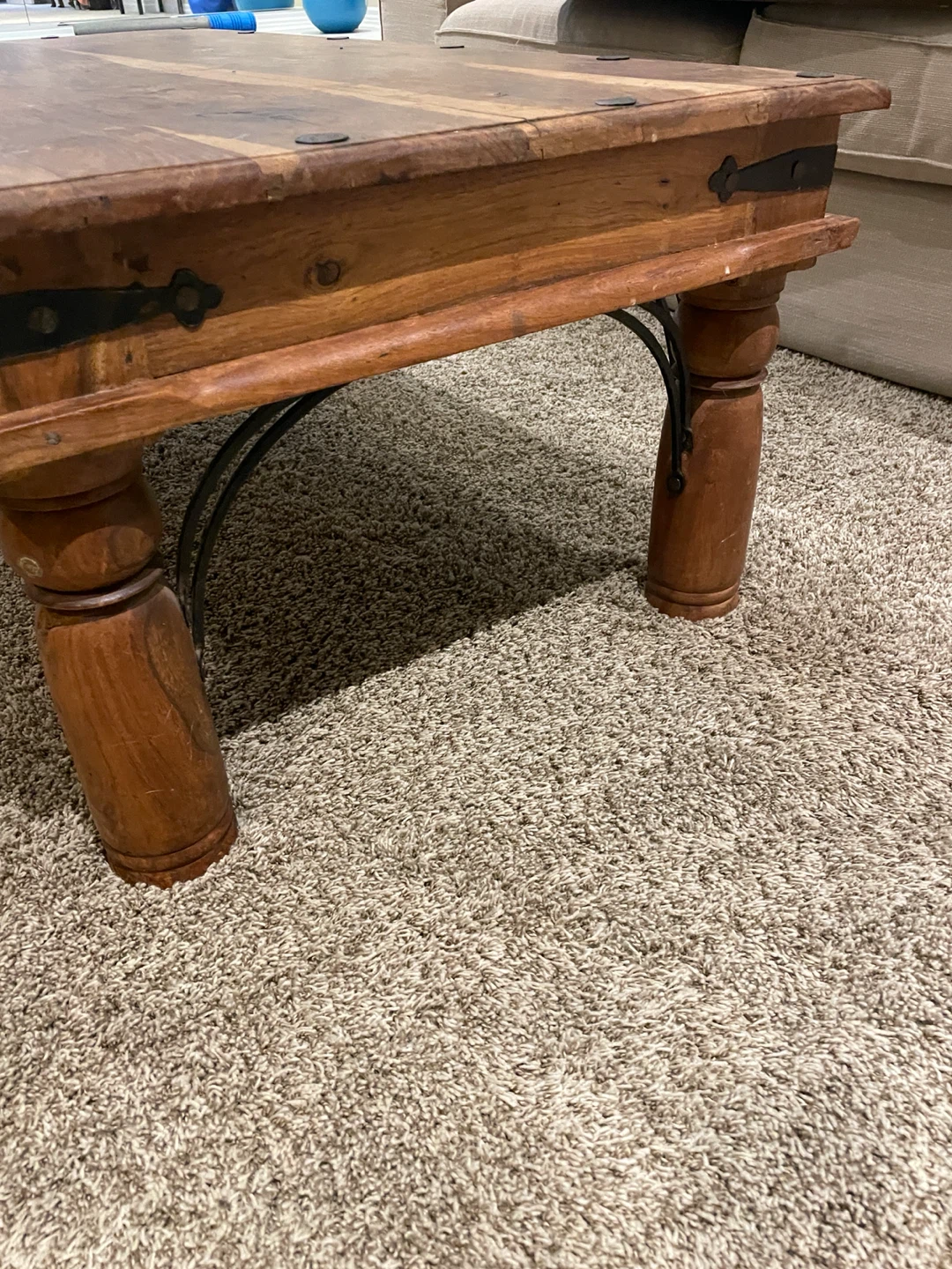 Rustic Solid Wood Coffee Table