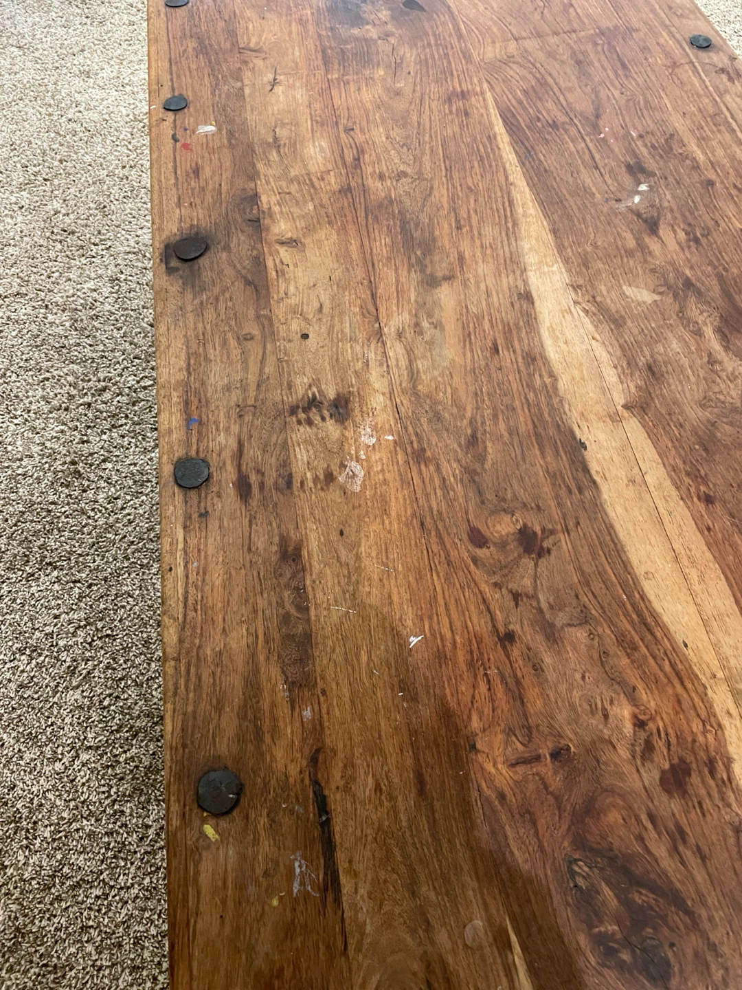 Rustic Solid Wood Coffee Table - photo 3