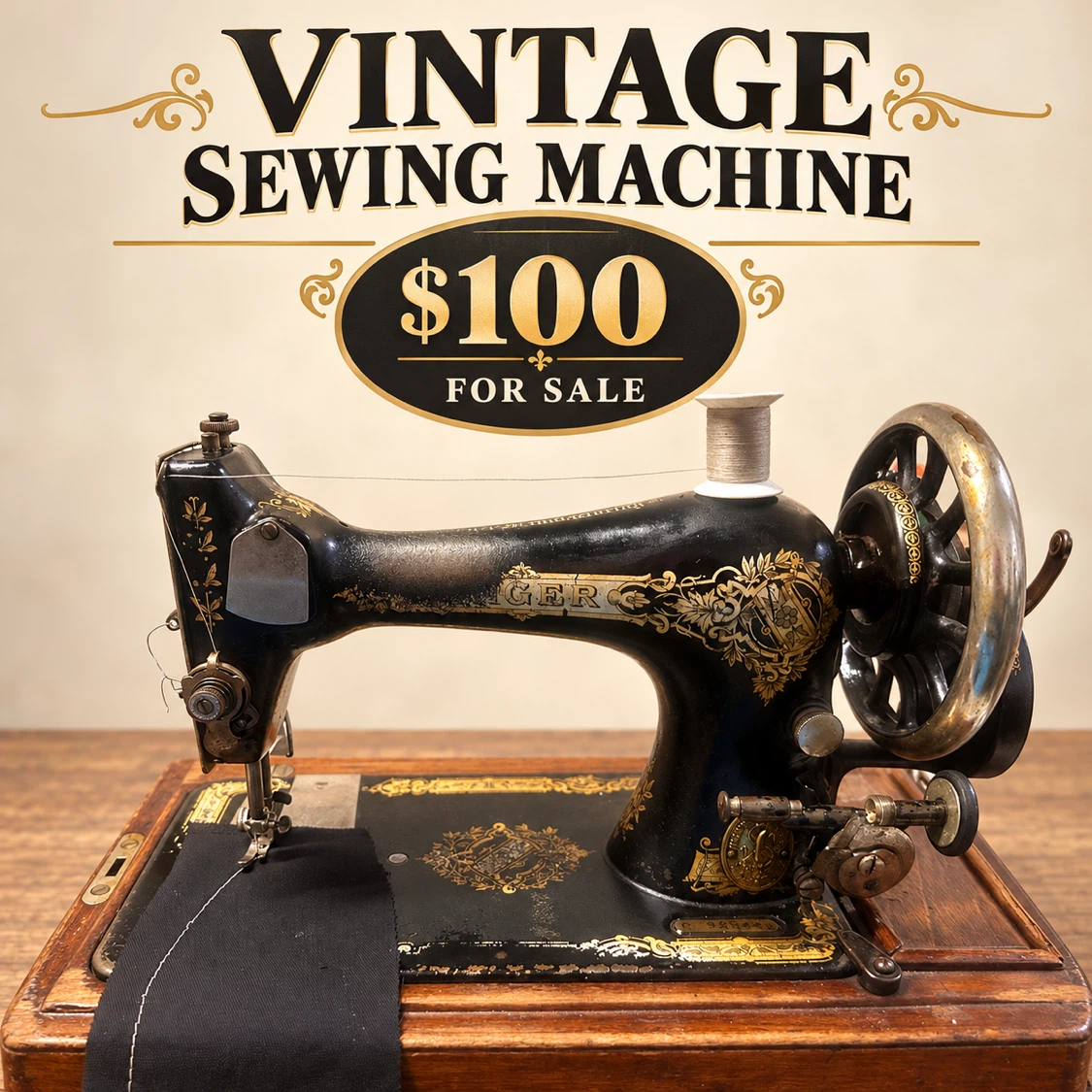Vintage Singer Sewing Machine