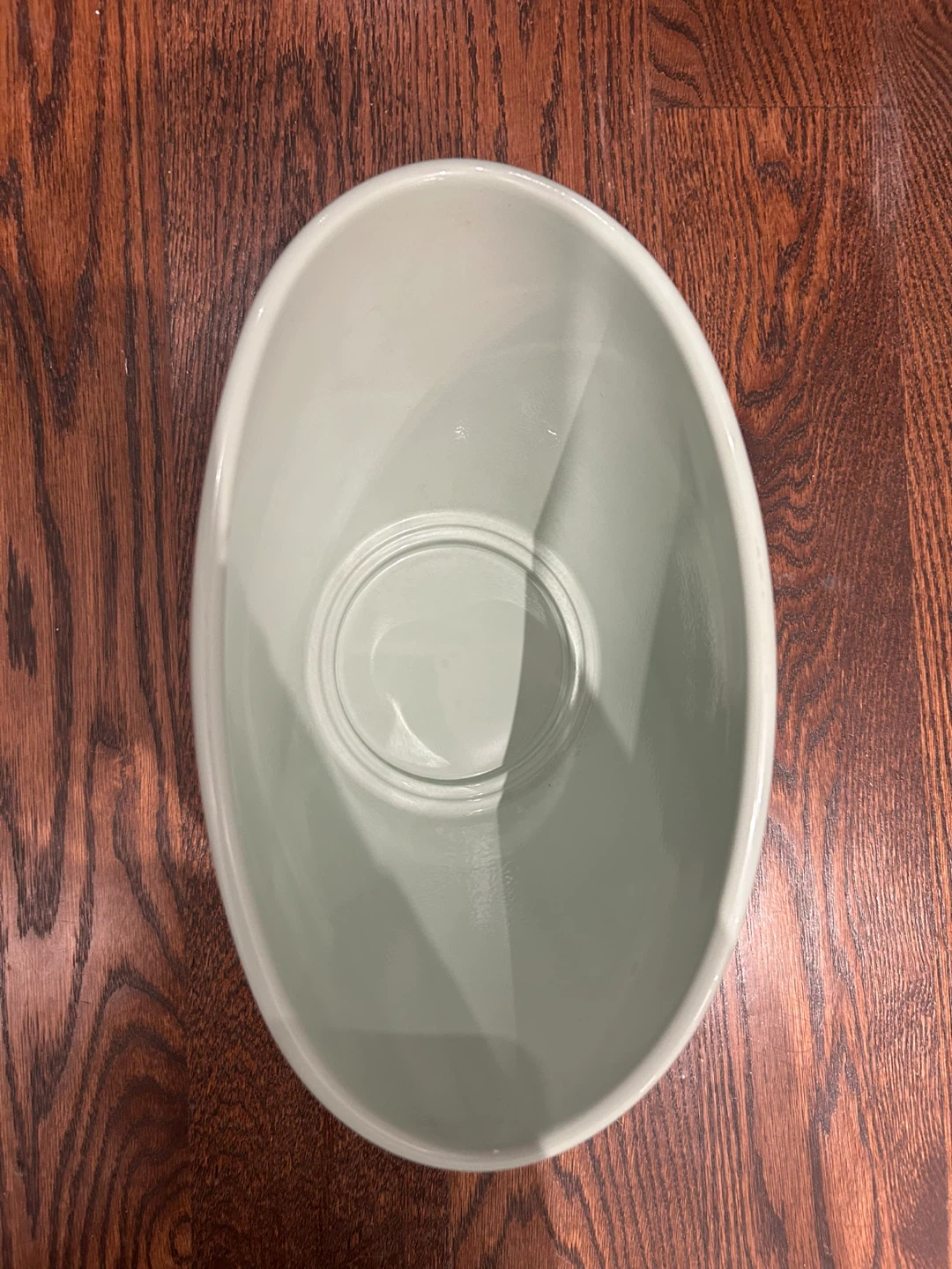 Ceramic Mint Green Oval Vase - photo 5