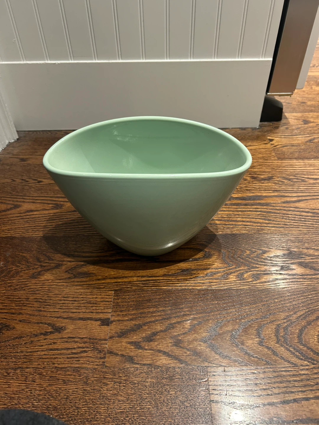 Ceramic Mint Green Oval Vase - photo 2