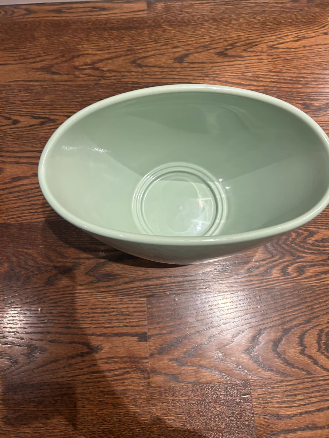 Ceramic Mint Green Oval Vase - photo 3