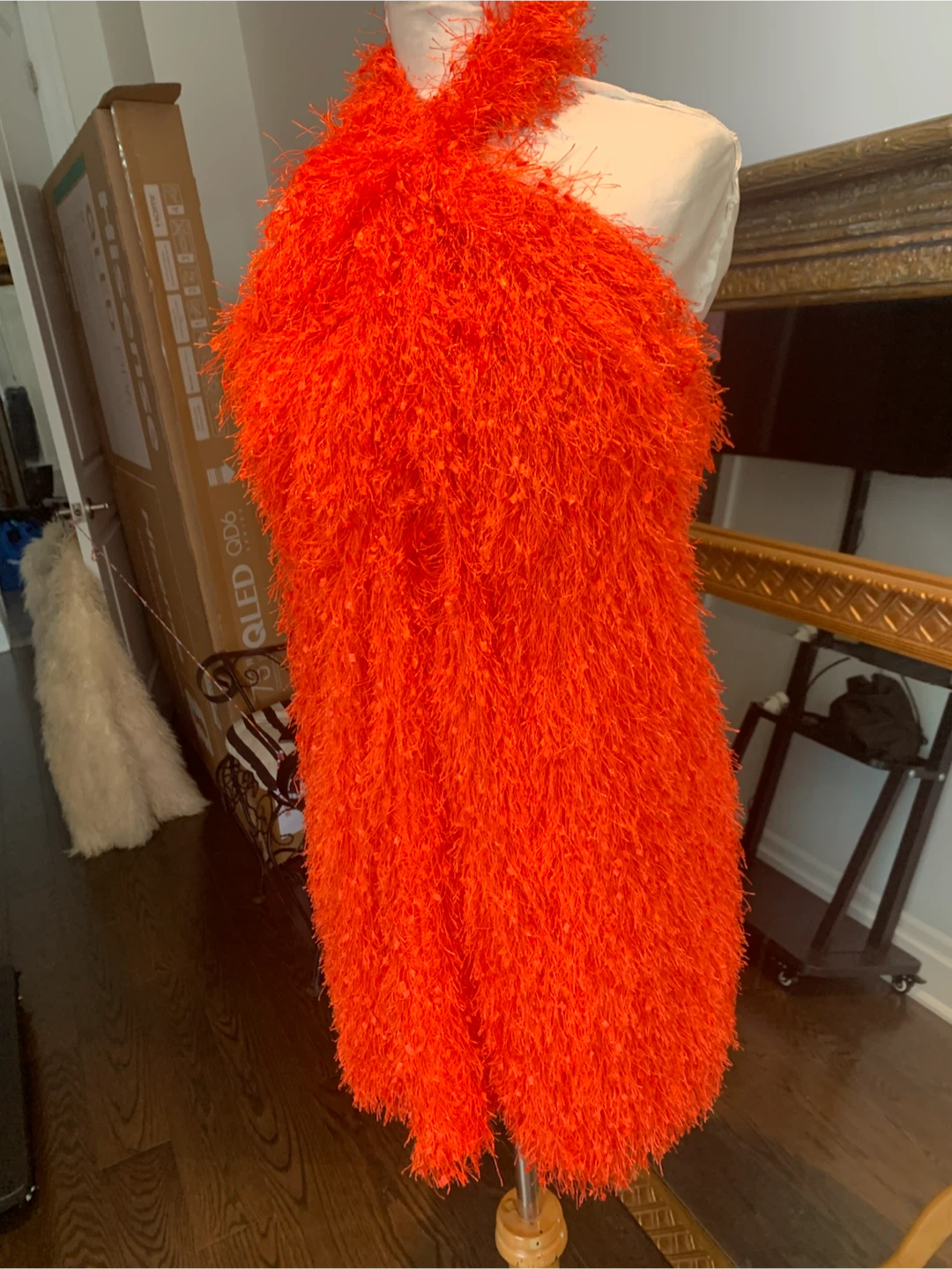 Dress Mod halter mini shag 60’s 70’s halloween disco - photo 4