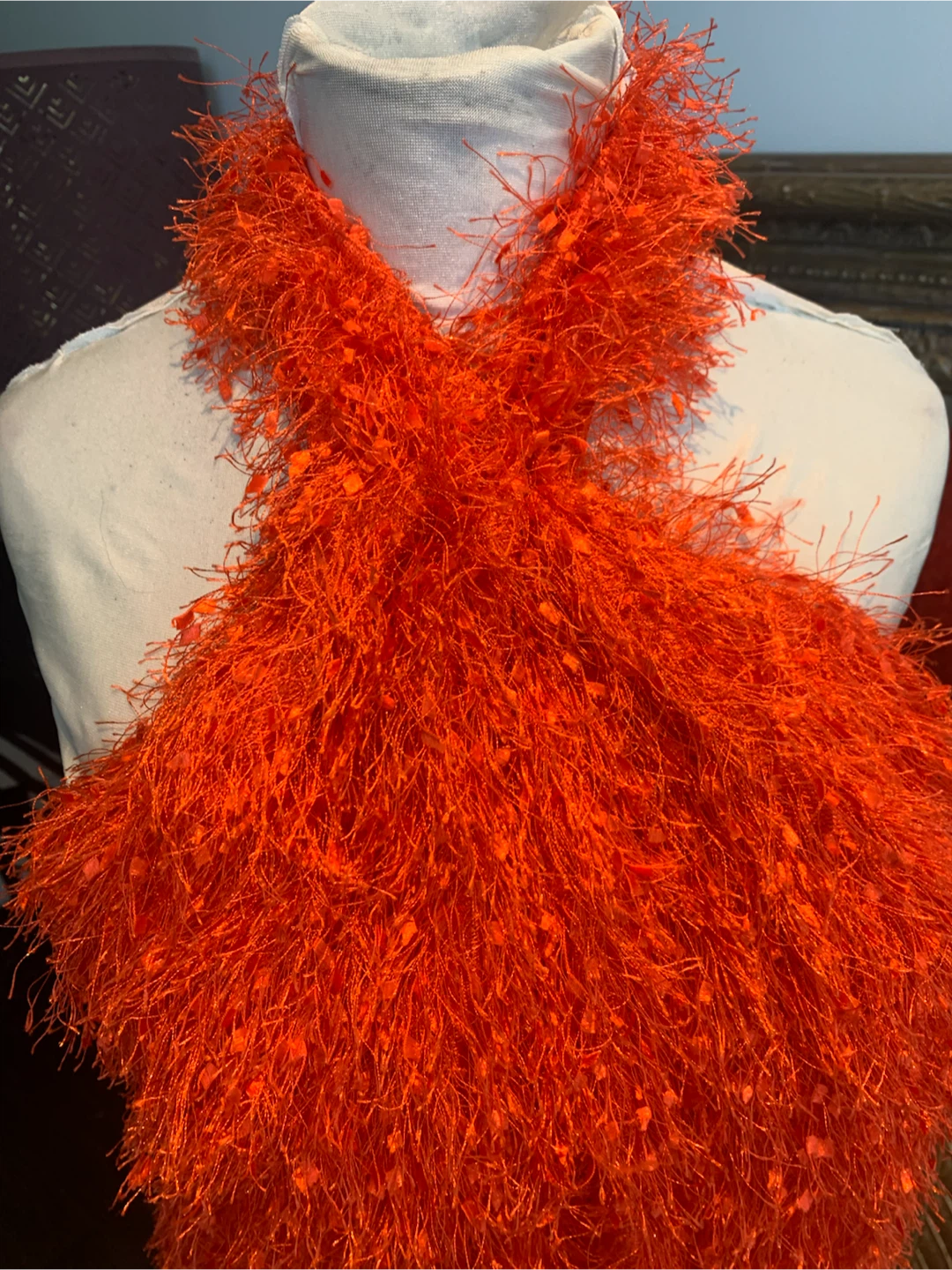Dress Mod halter mini shag 60’s 70’s halloween disco - photo 5
