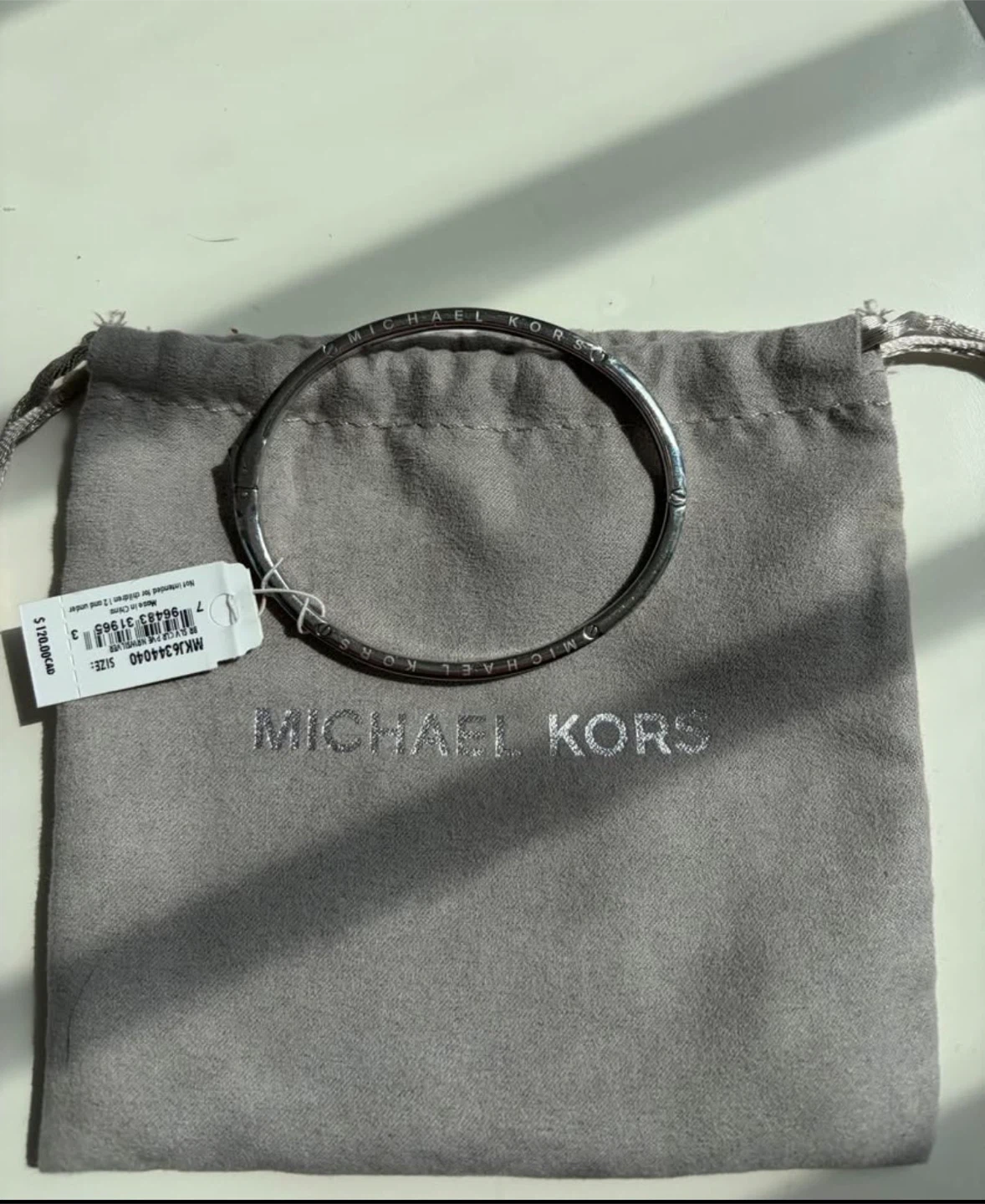 Michael Kors Pave Silver Bangle Bracelet - photo 3