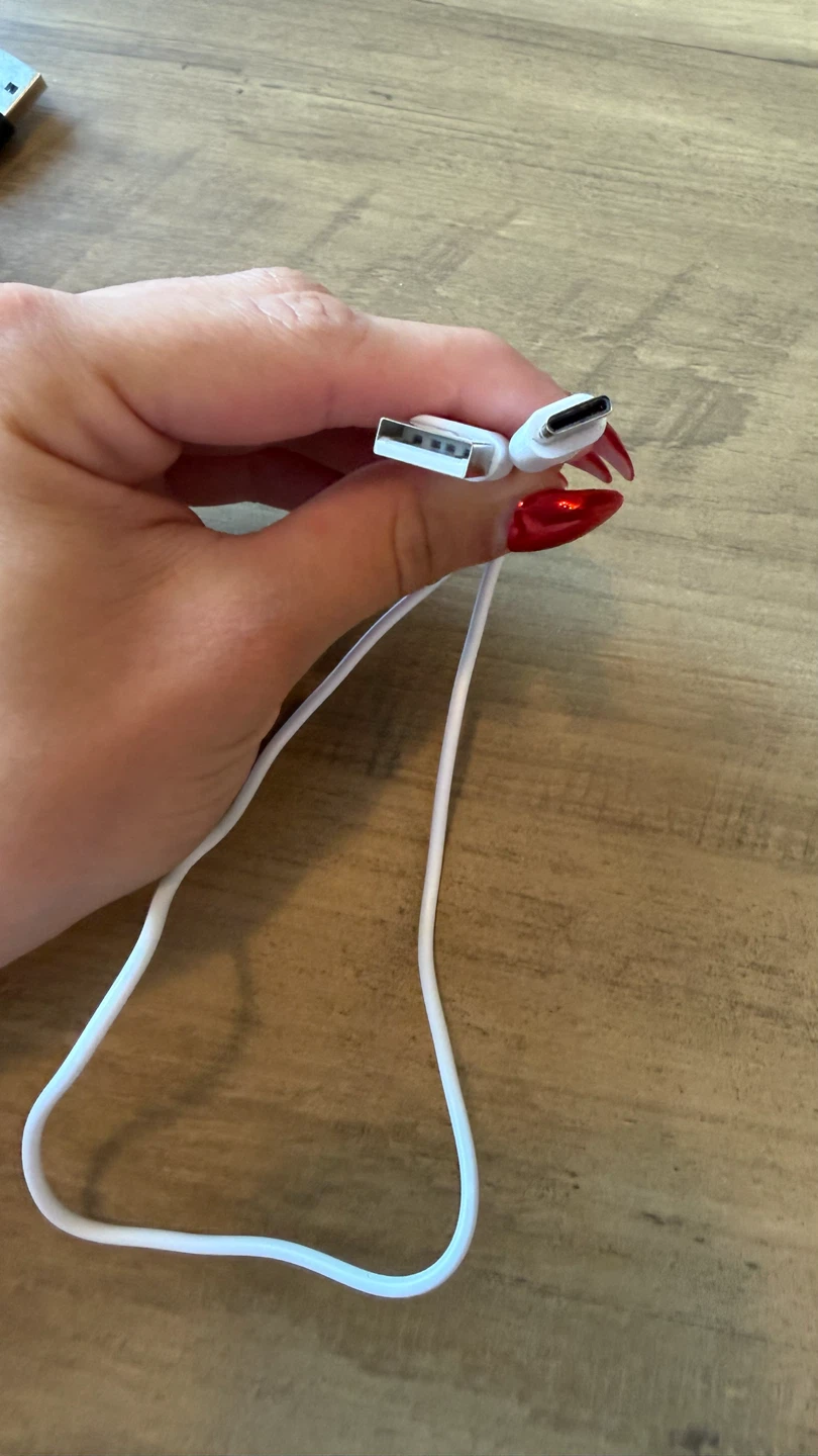 USB-A to USB-C charging cable