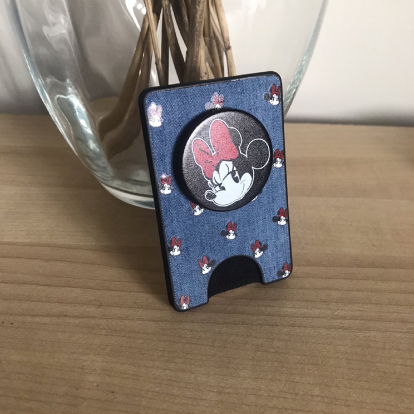 Minnie Mouse PopSocket- Denim Print (for phones)✨NEW