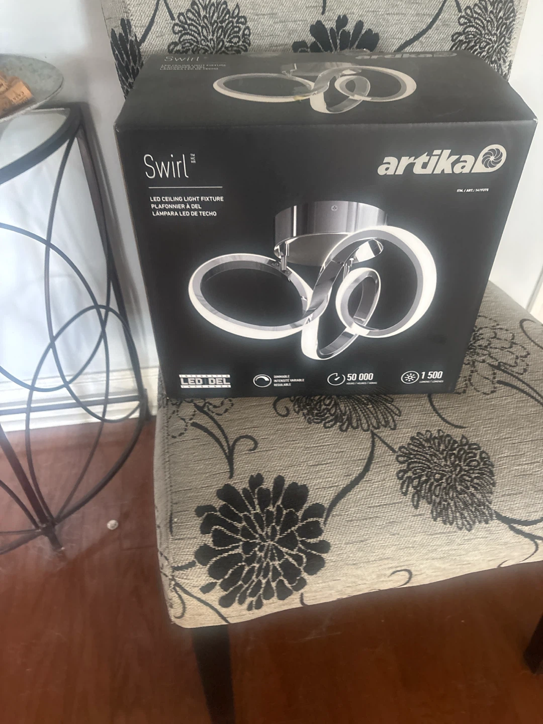 Artika Swirl LED Ceiling Light Fixture