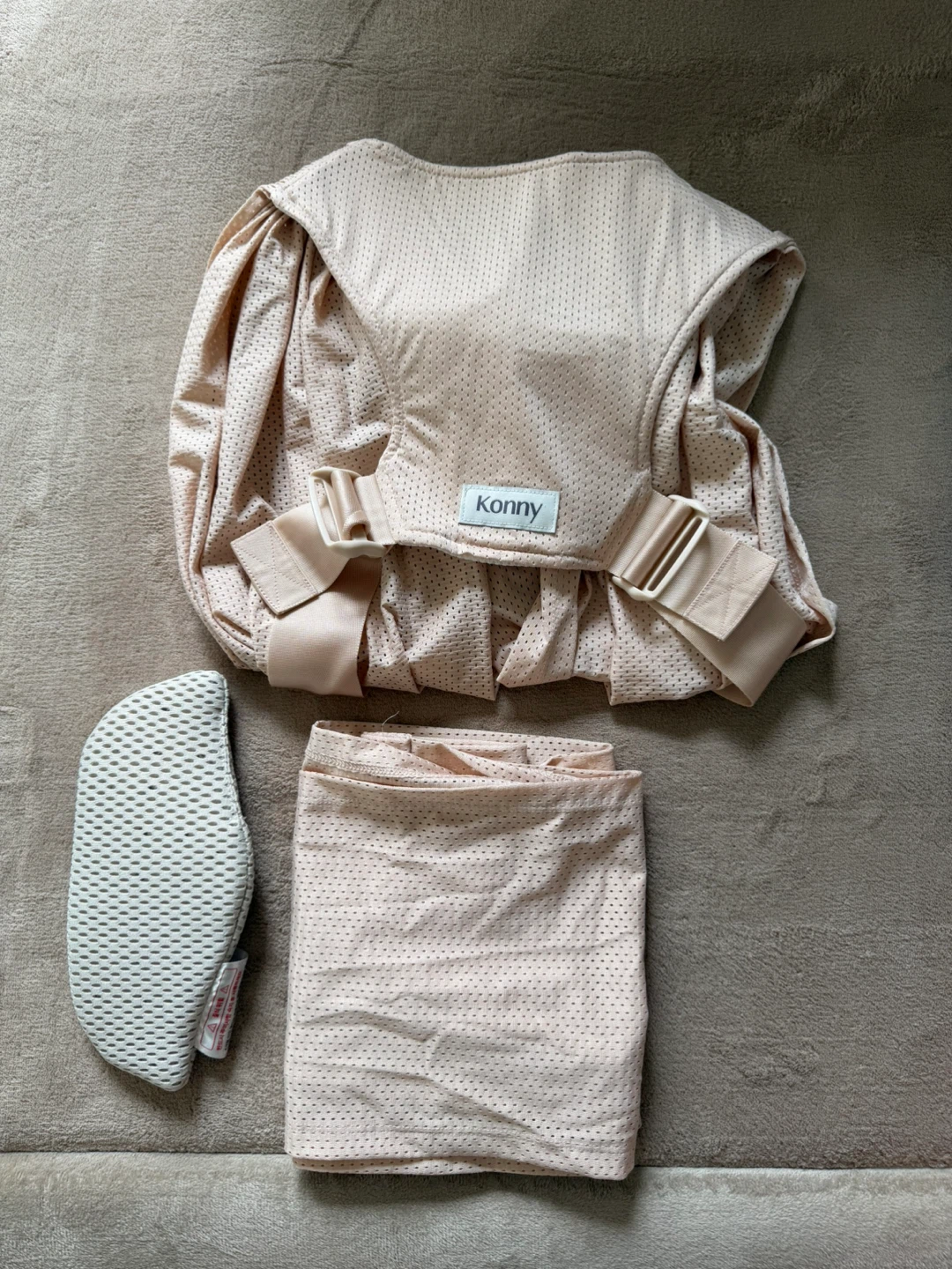 Konny Baby Carrier – Light Peach Mesh