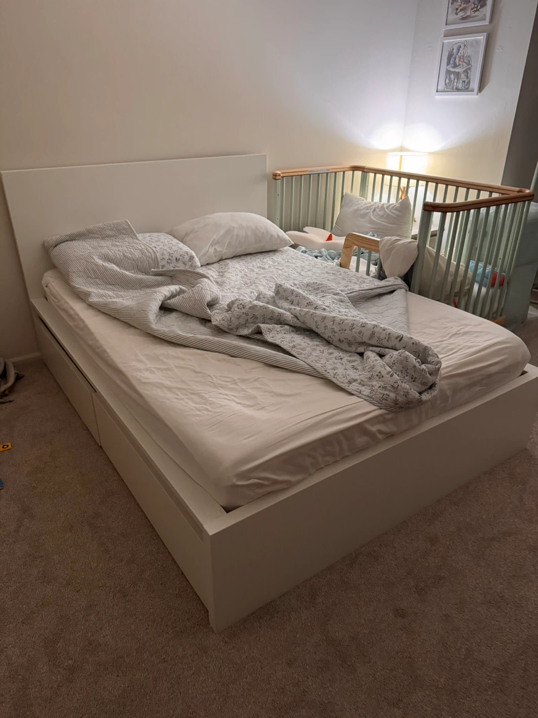 IKEA MALM Bed Frame with Storage (full/double) - photo 2