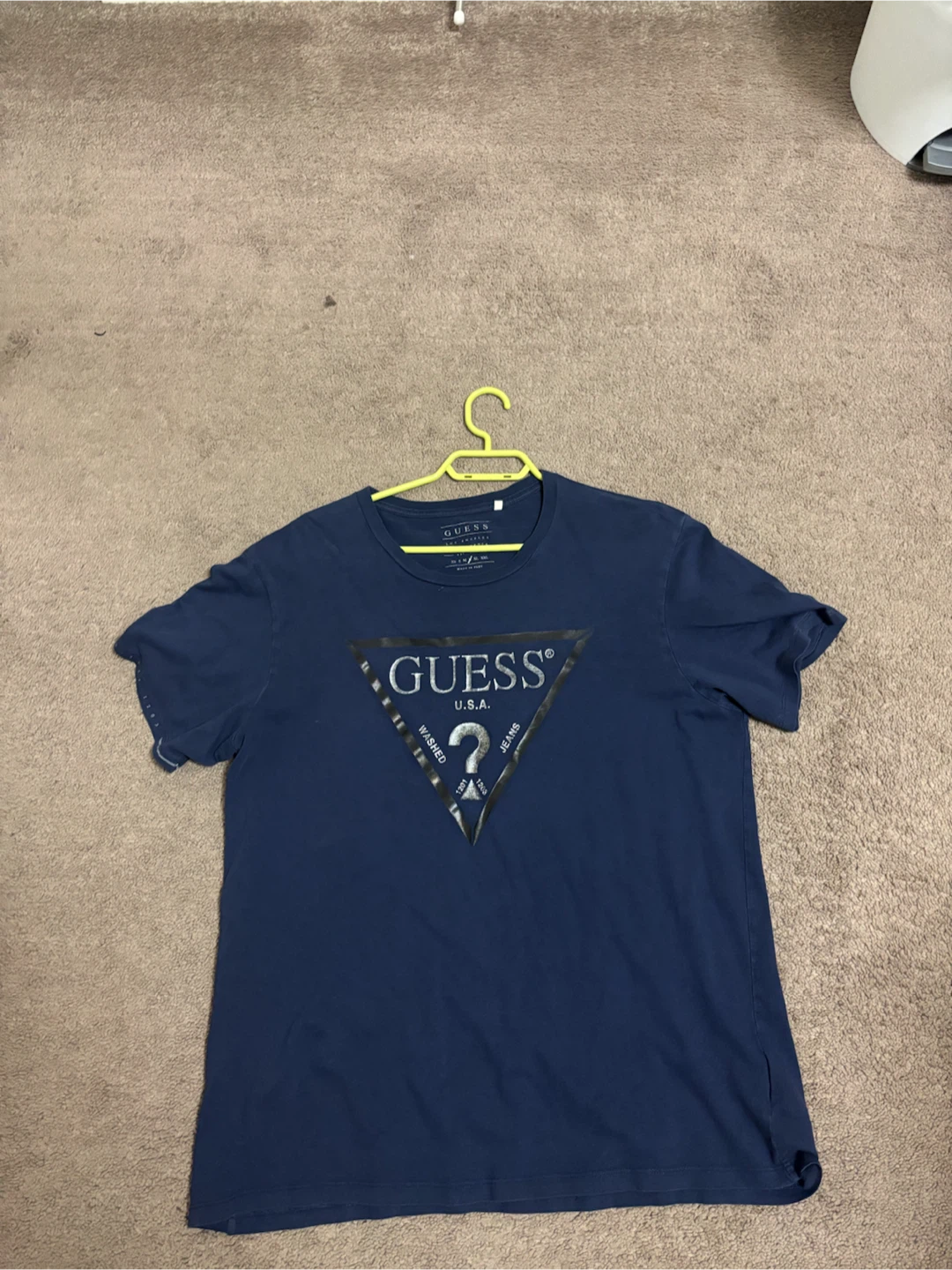 Guess Navy Blue T-Shirt Size M