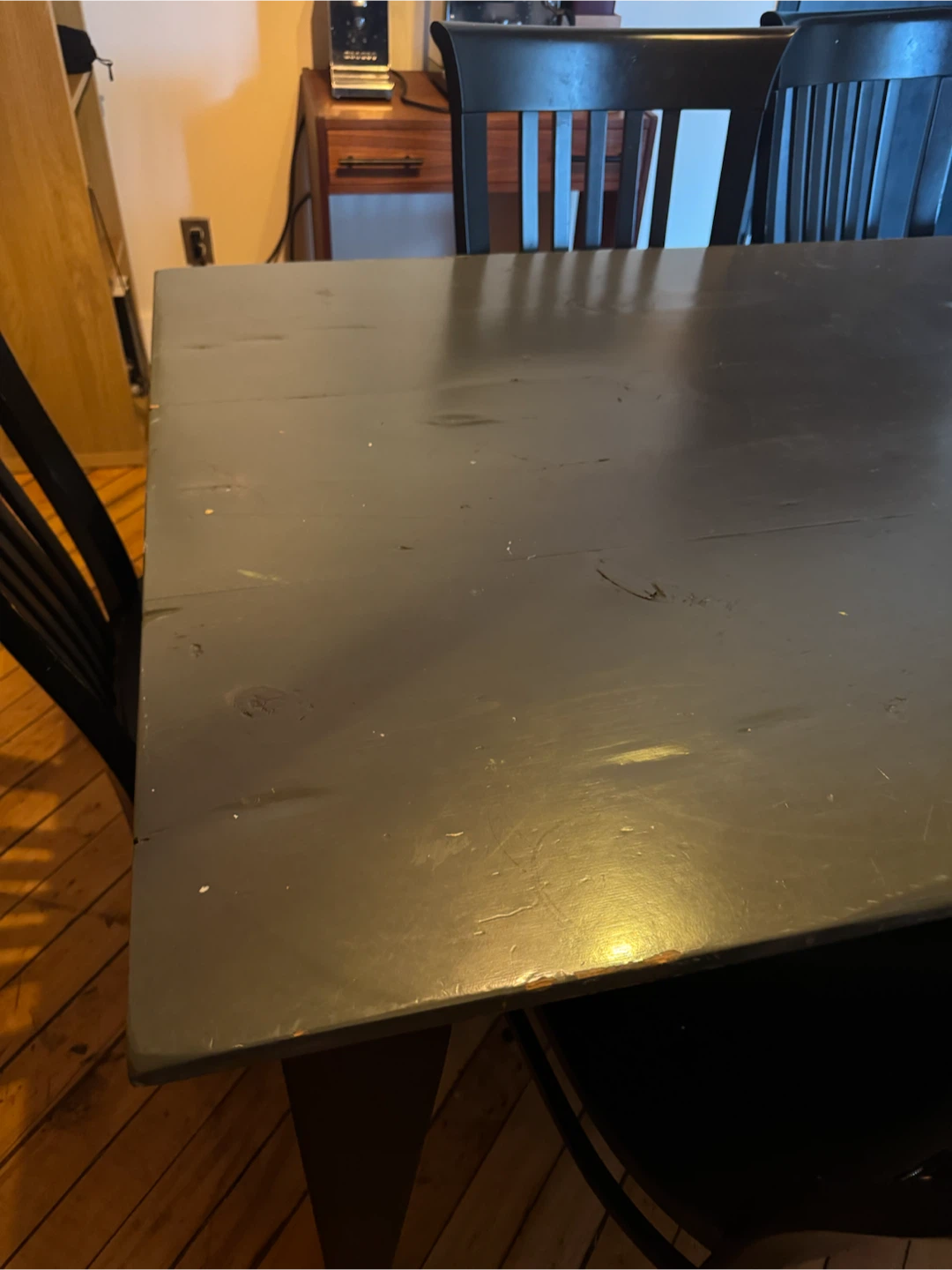Century Pine Dining table and 6 chairs set - photo 4