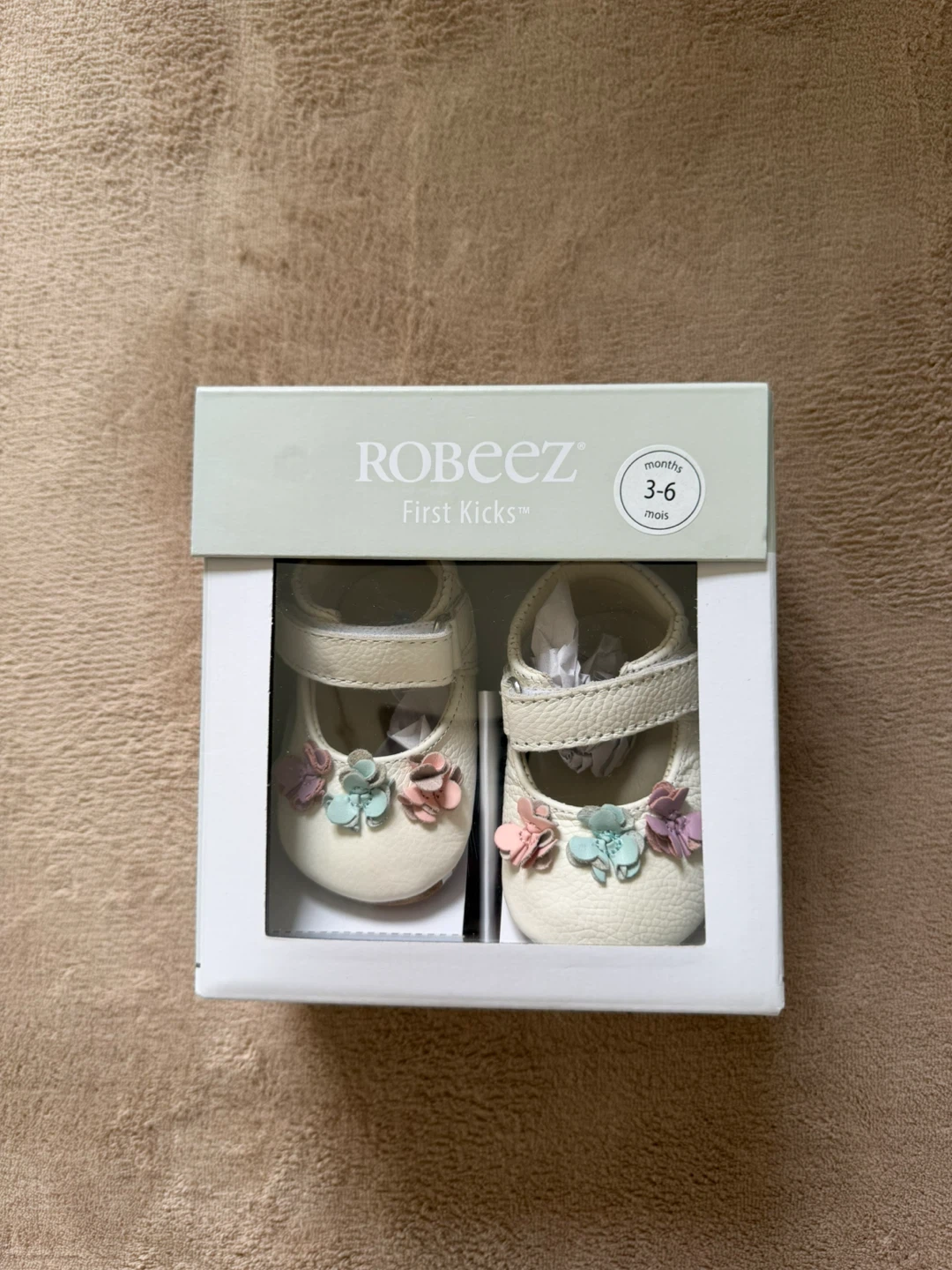 Robeez First Kicks Baby Shoes (3-6 months)