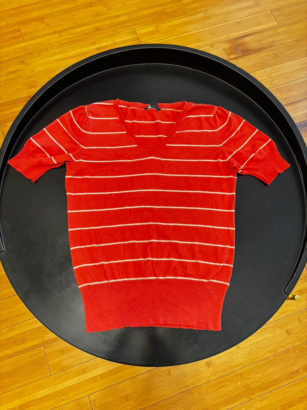 Banana Republic Striped Short Sleeve Sweater