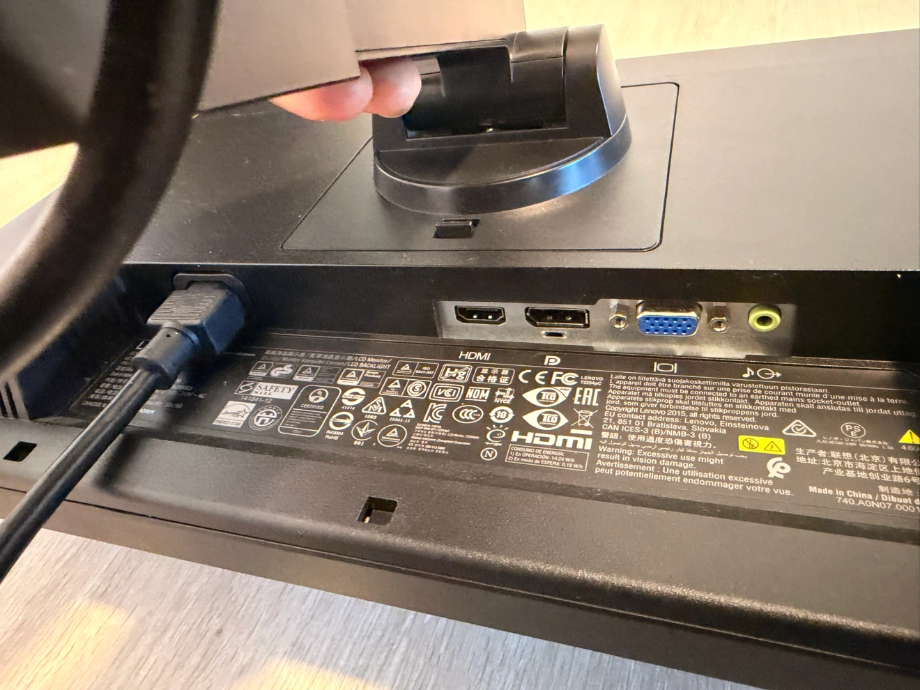 Lenovo ThinkVision T2224pC Monitor - photo 5