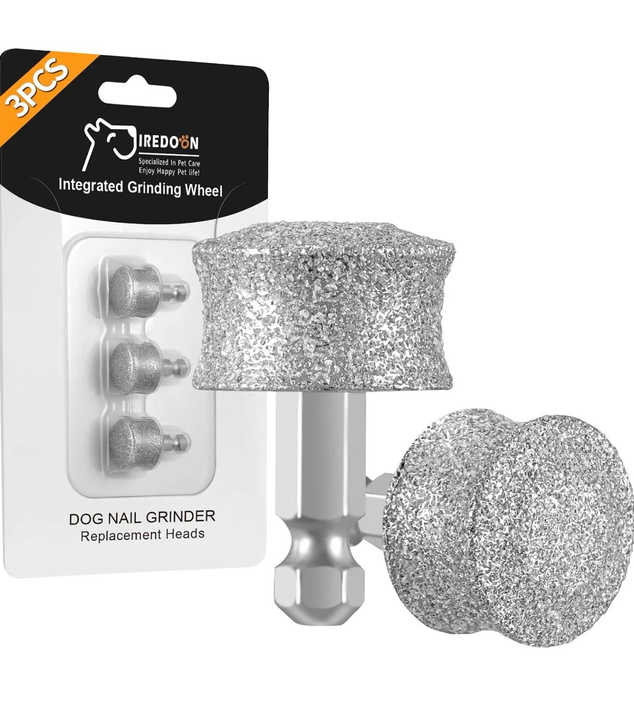 IREDOON Dog Nail Grinder Replacement Heads - Pack of 6 - New