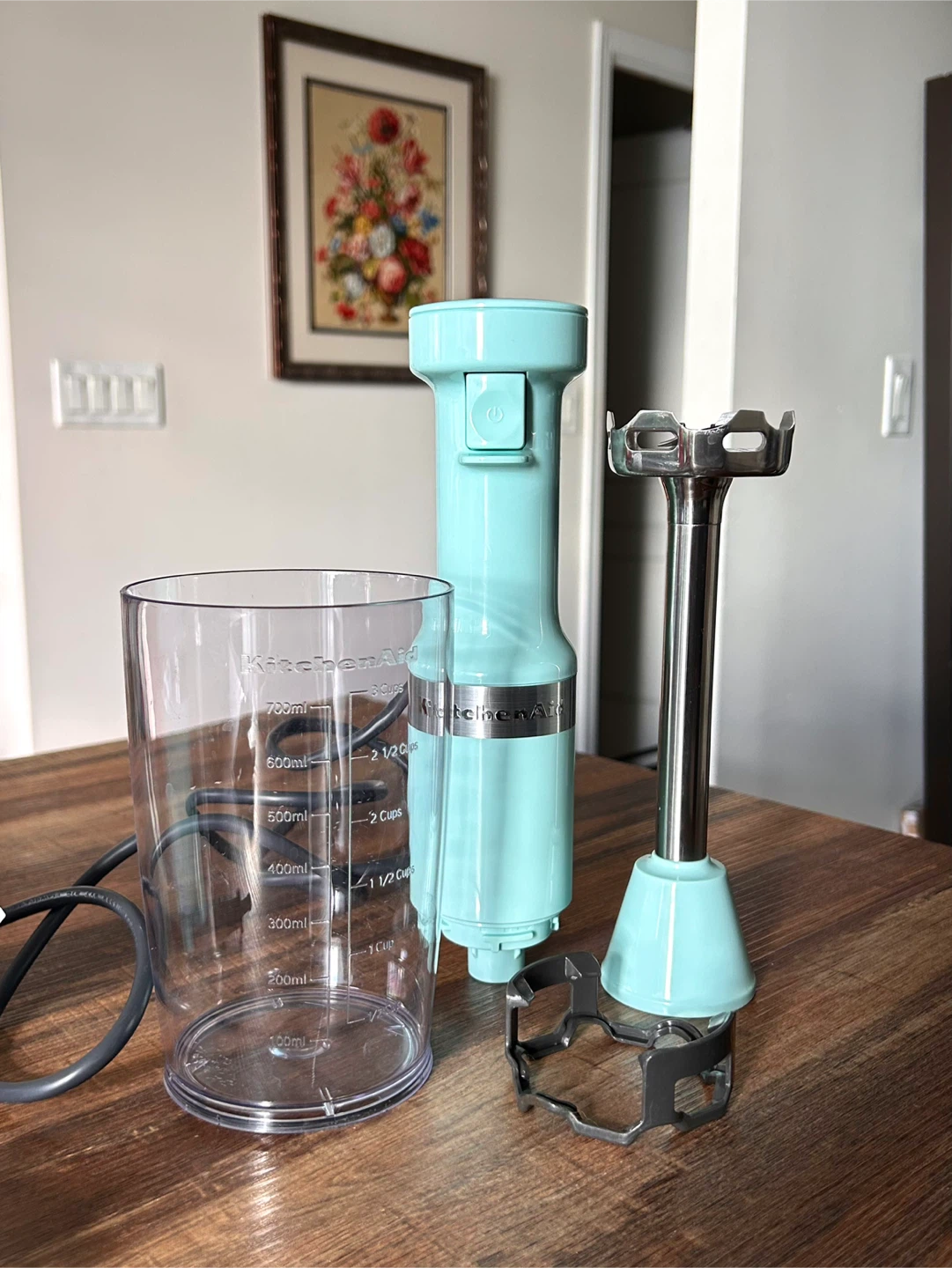KitchenAid ® Immersion Blender w/ Blending Jar, Ice Blue