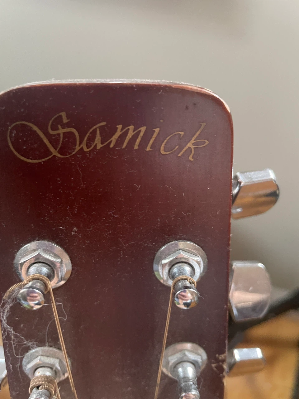 Samick Acoustic Guitar with Stand - photo 3
