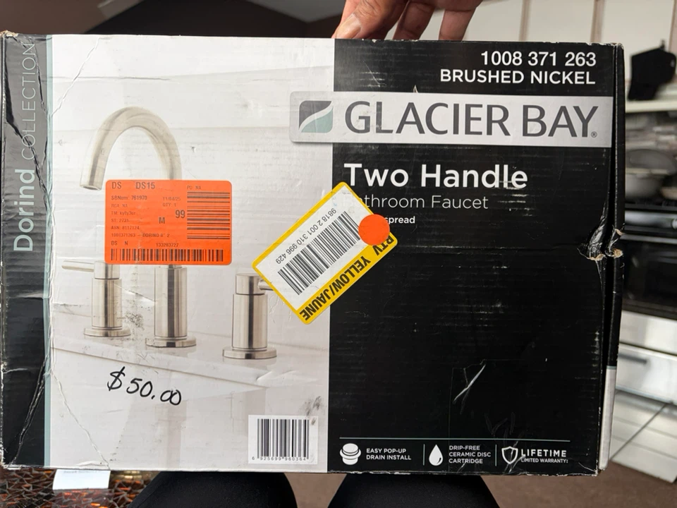 Glacier Bay Dorind Two Handle Bathroom Faucet - photo 3