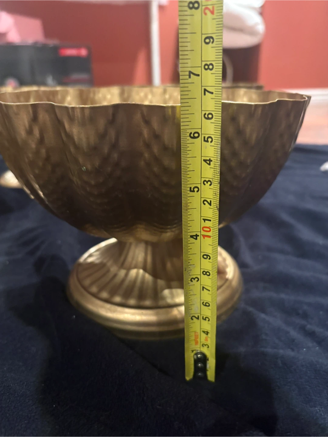 Set of 4 Gold Pedestal Bowls - photo 4