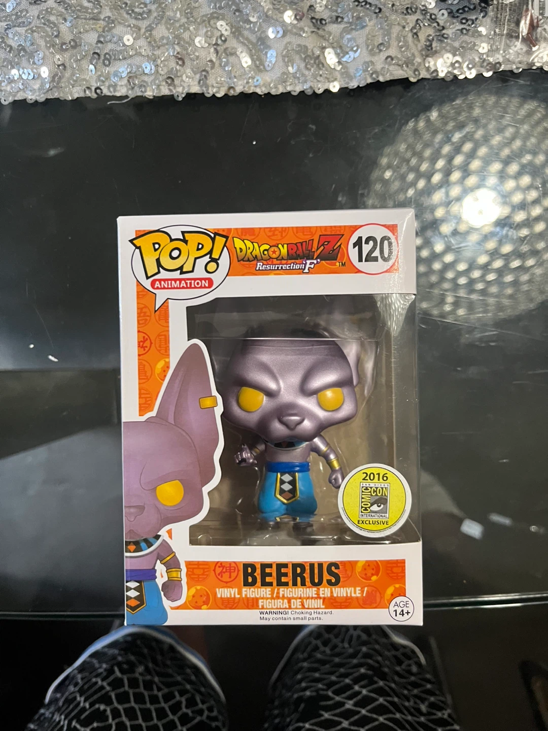Funko Pop Animation Dragon Ball Z Beerus 120 SDCC 2016