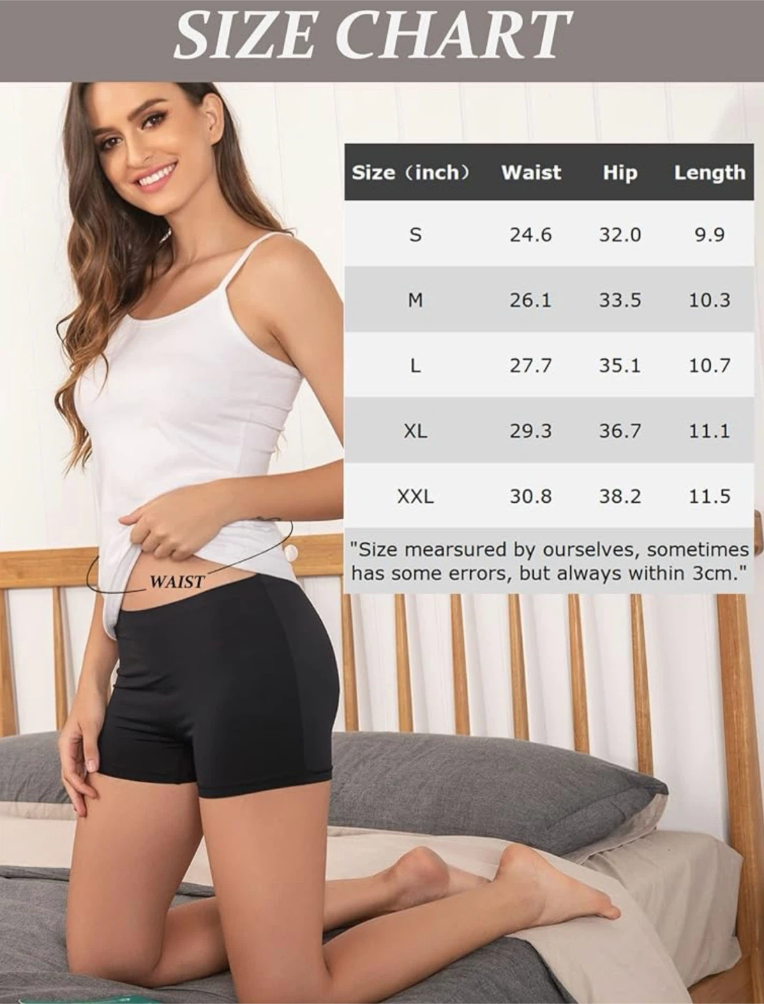 Ekouaer Boyshort Women's Soft Underwear Briefs - New - photo 3
