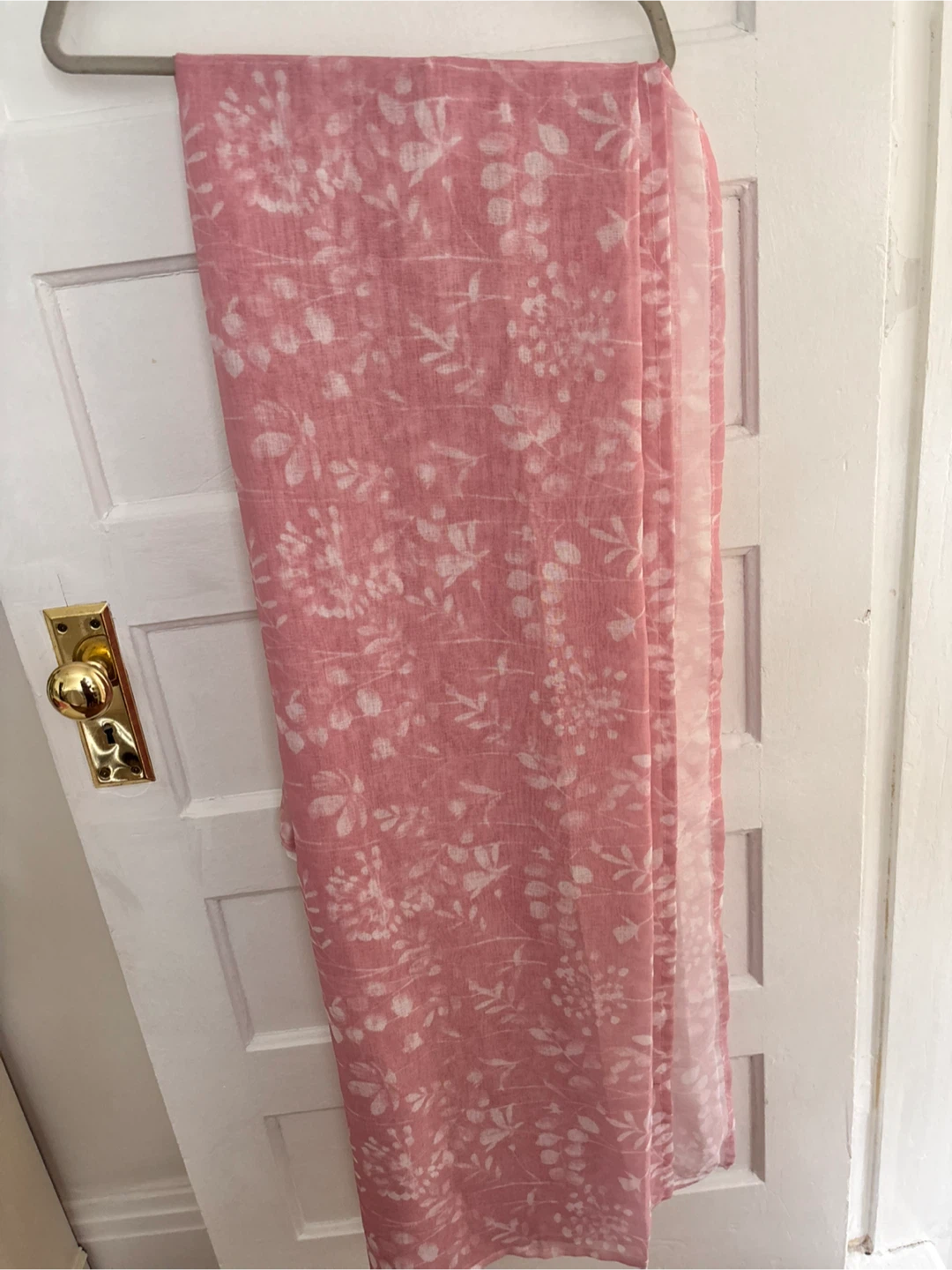 Pink Floral Patterned Curtain - photo 5