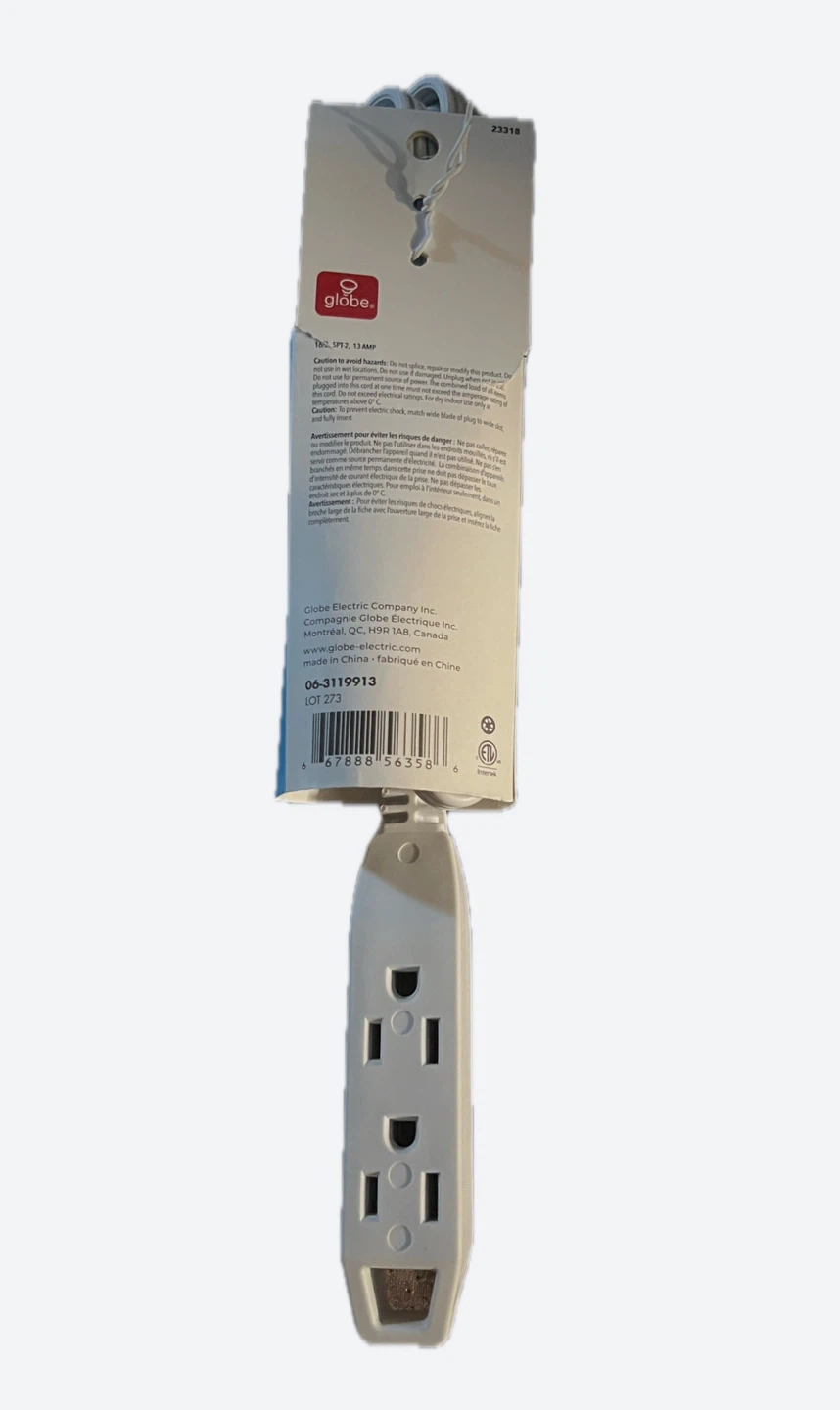 Globe Medium Duty Extension Cord 5ft - photo 2