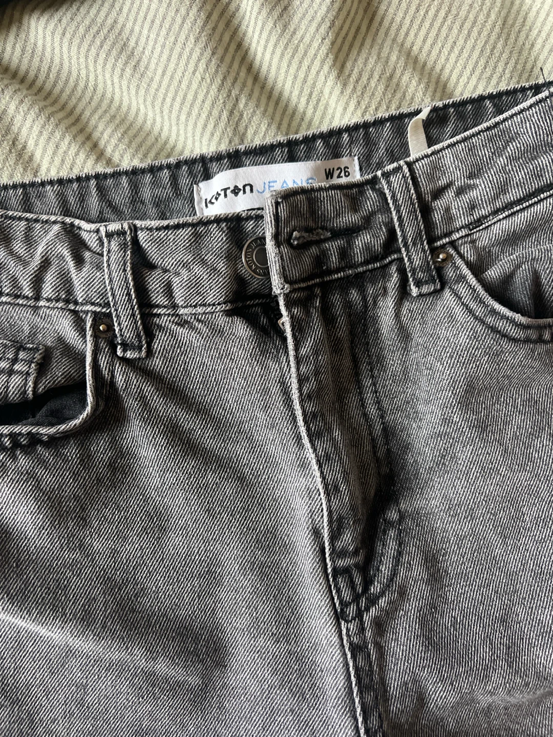 Koton Jeans Grey Denim Pants W26 - photo 2