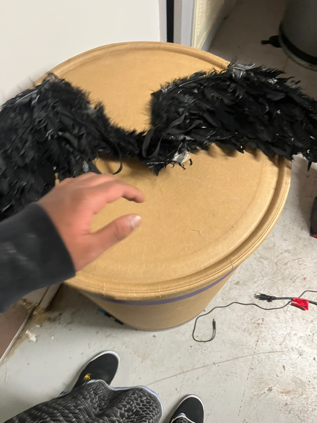 Black Feather Wings Costume Accessory - photo 4