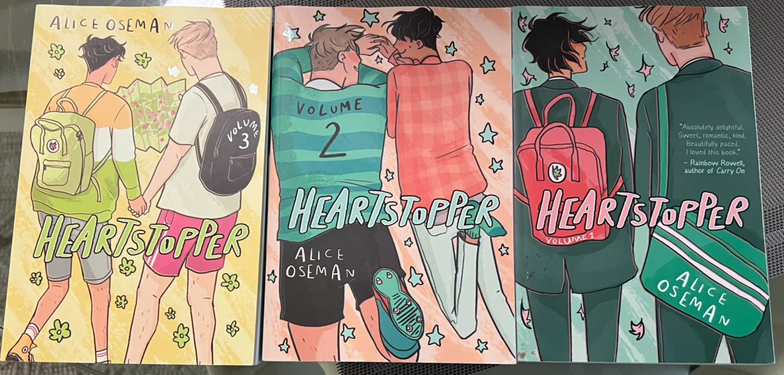 Heartstopper Books Volumes 1-3 by Alice Oseman