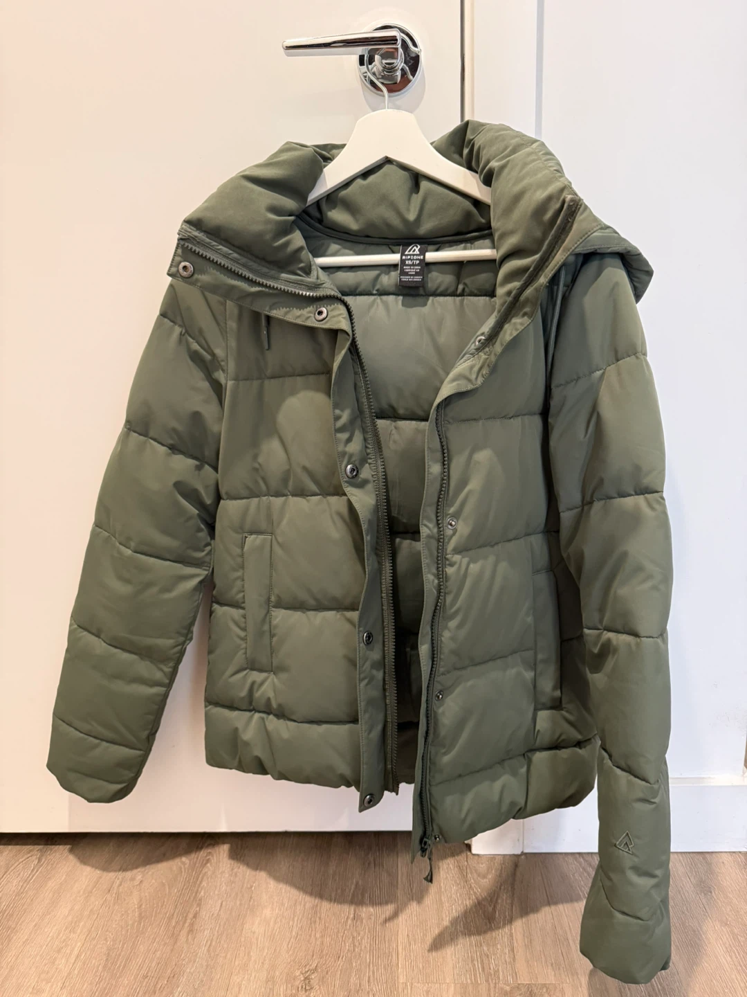Ripzone Olive Puffer Jacket